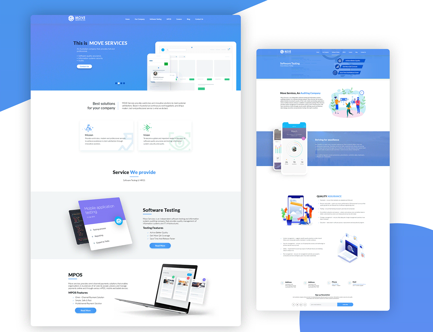 Corporate UI Design